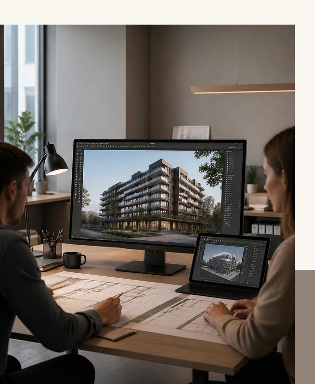 3D визуализация архитектуры и объектов строительства в Лобне